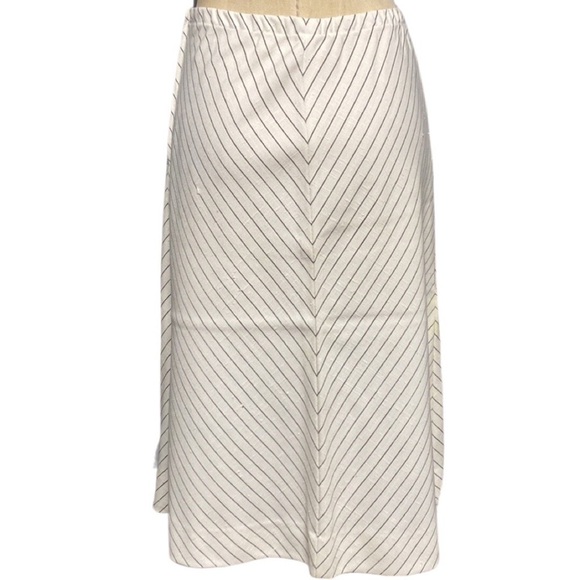 VTG 1974-1995 ILGWU UNION LABEL PINSTRIPE A-LINE SKIRT - Picture 1 of 10